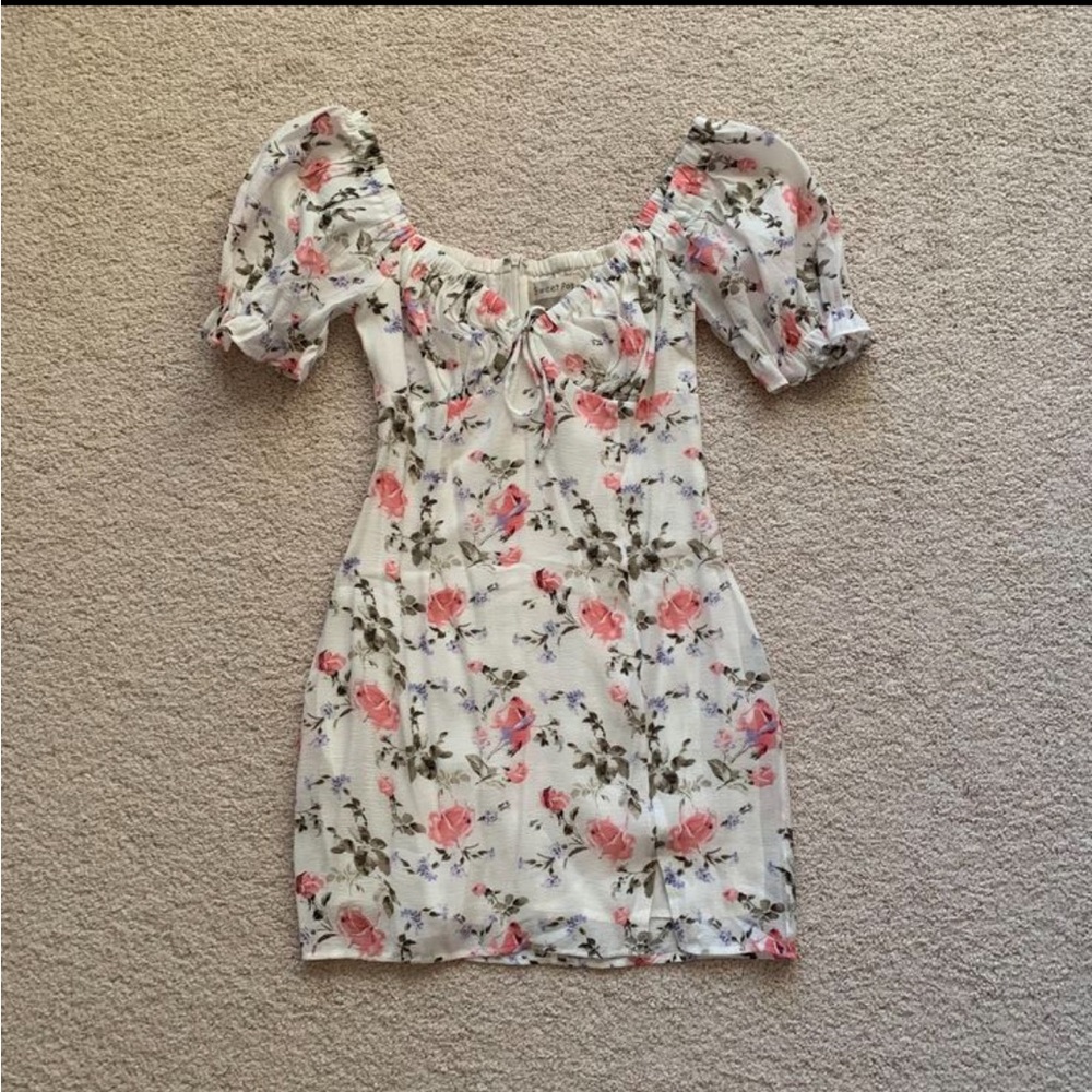 Sundae Muse pink floral dress